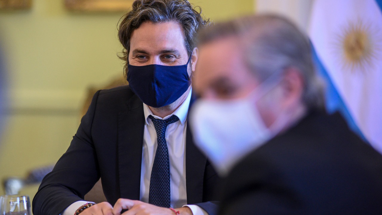 El jefe de Gabinete, Santiago Cafiero, cuestionó la marcha(Presidencia)