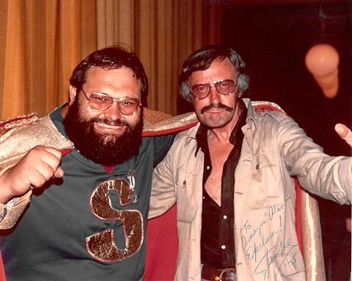 Captain Sticky con Stan Lee en la Comic Con de San Diego en 1975.