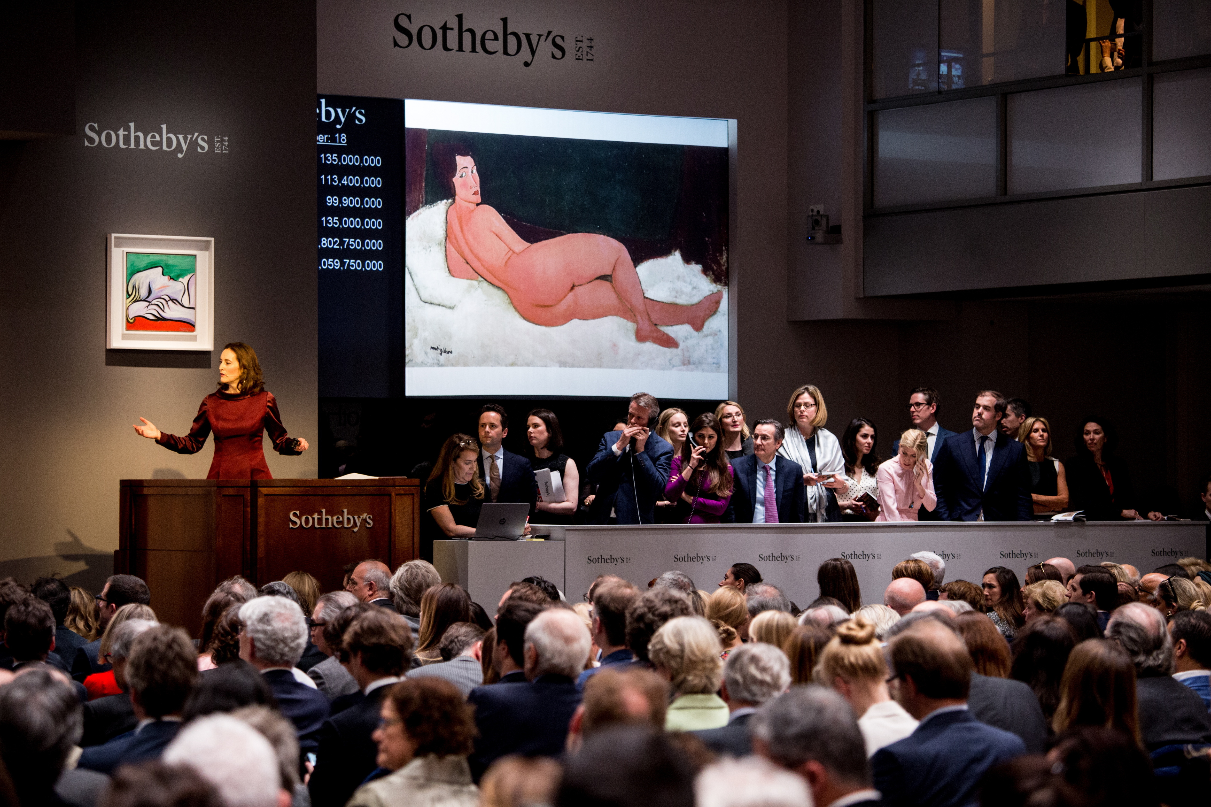 Sotheby's recaudó 675 millones en una subasta de artistas icónicos del  siglo XX - Infobae