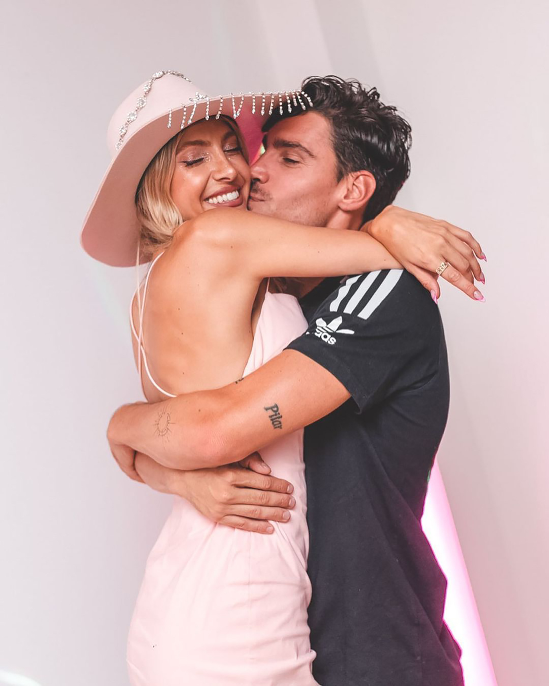 Cande y su novio Nicolás Maccardi