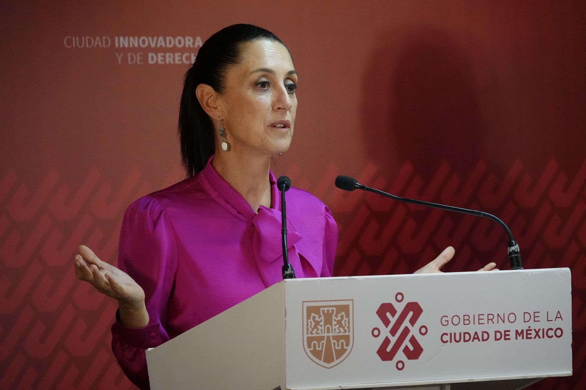 Claudia Sheinbaum, jefa de gobierno de la Ciudad de México, fue duramente criticada por el caso de la Línea 12
FOTO: GALO CAÑAS/CUARTOSCURO.COM