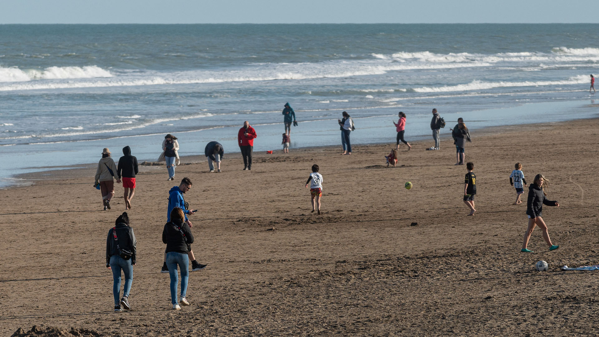 En la costa bonaerense se registraba hasta hoy un promedio del 70% de ocupación (Diego Medina)