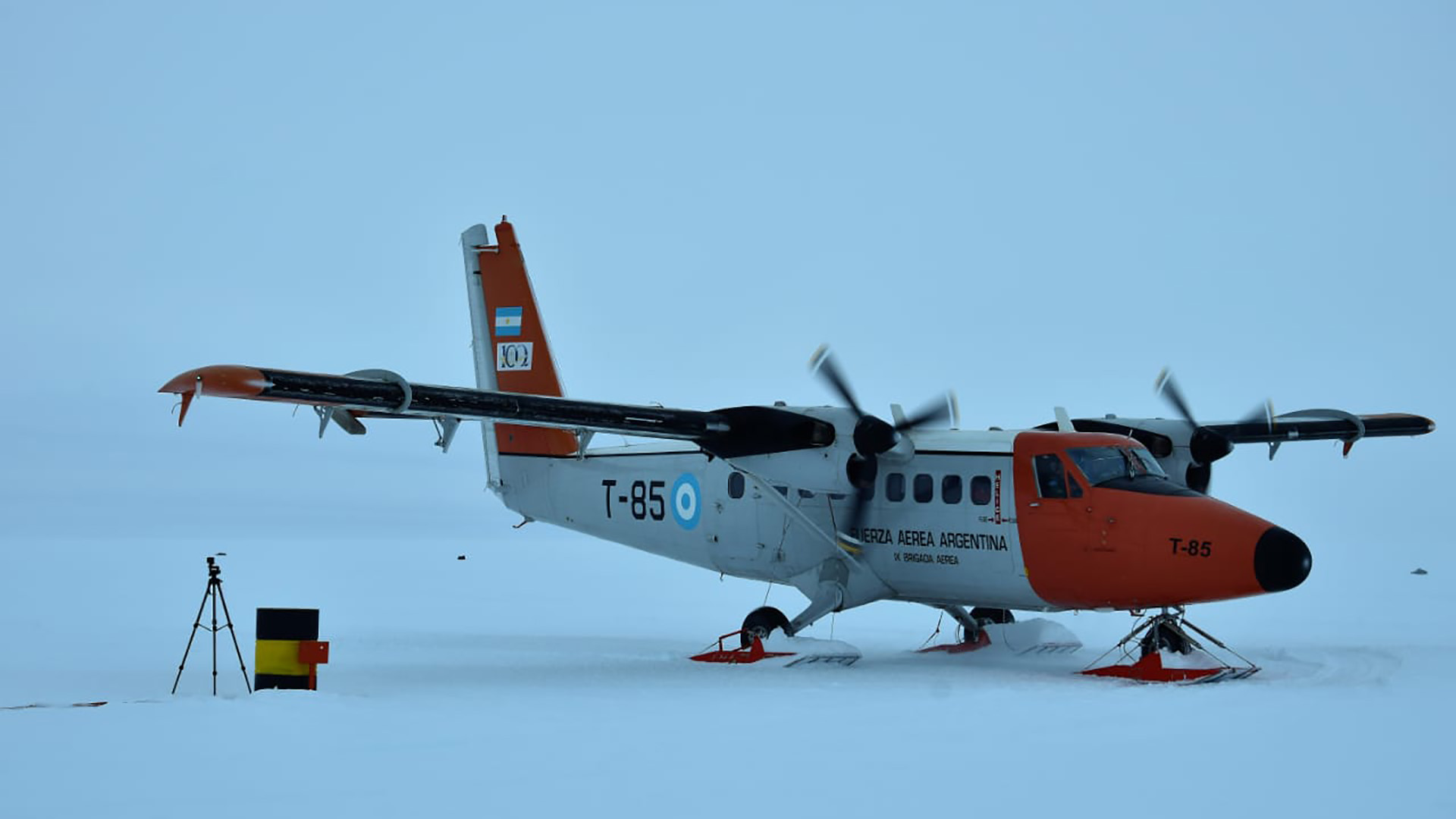  Avión Twin Otter  operando en la Antártida