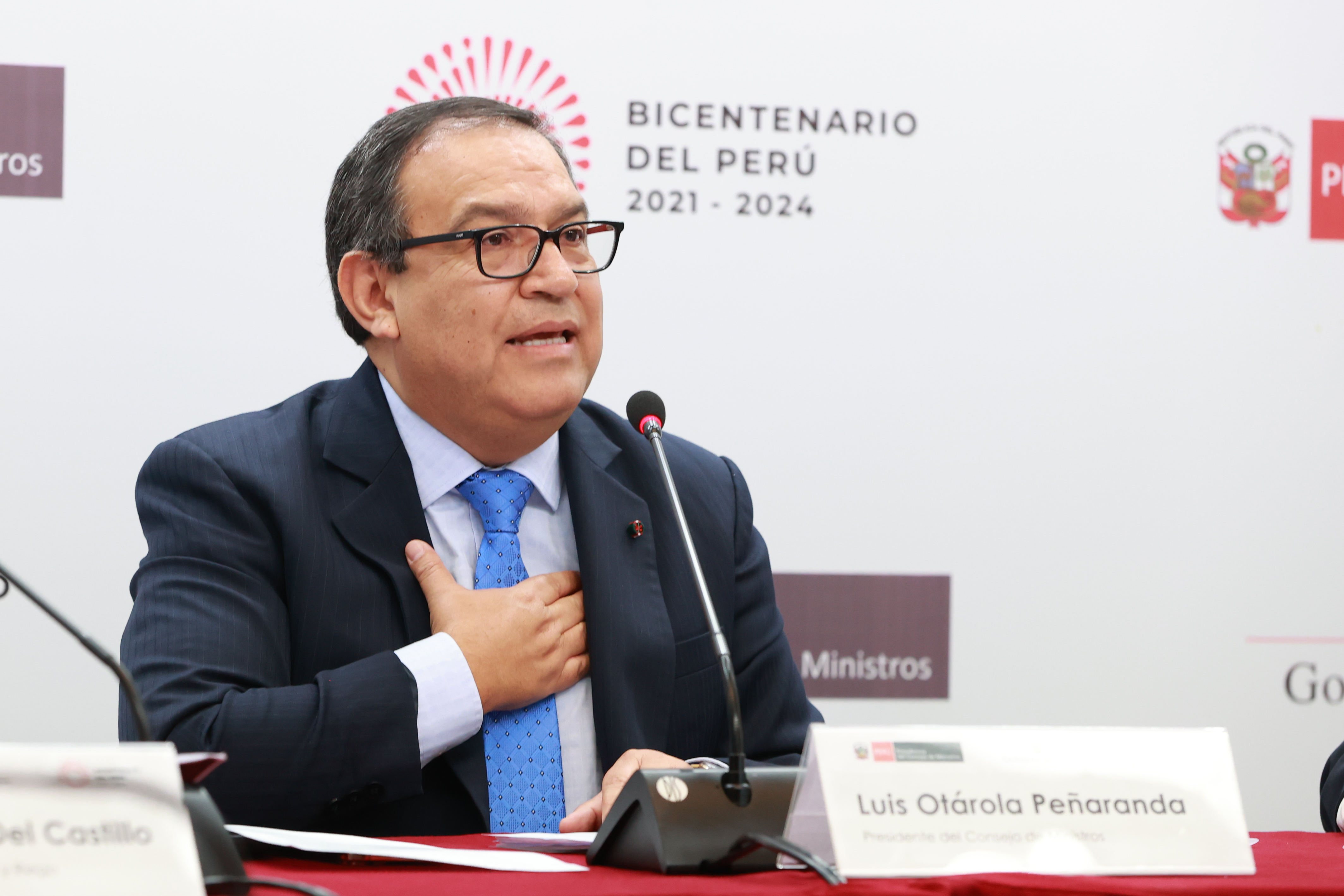 Alberto Otárola: “Hay sectores golpistas y autoritarios que quieren acabar con el orden democrático”