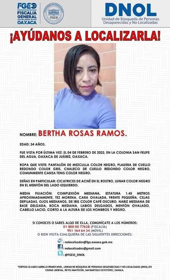 Así lucía el boletín de búsqueda 
(foto: QFChihuahua/Facebook)