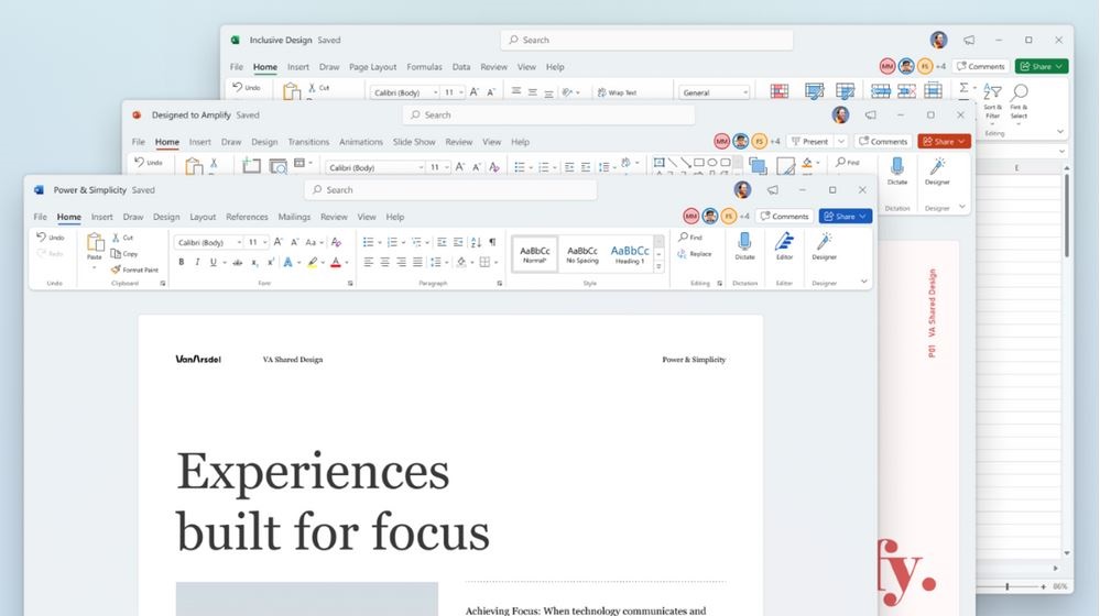  nueva interfaz de Microsoft Office ofrece temas en varios  colores y permite ocultar la barra de herramientas - Infobae