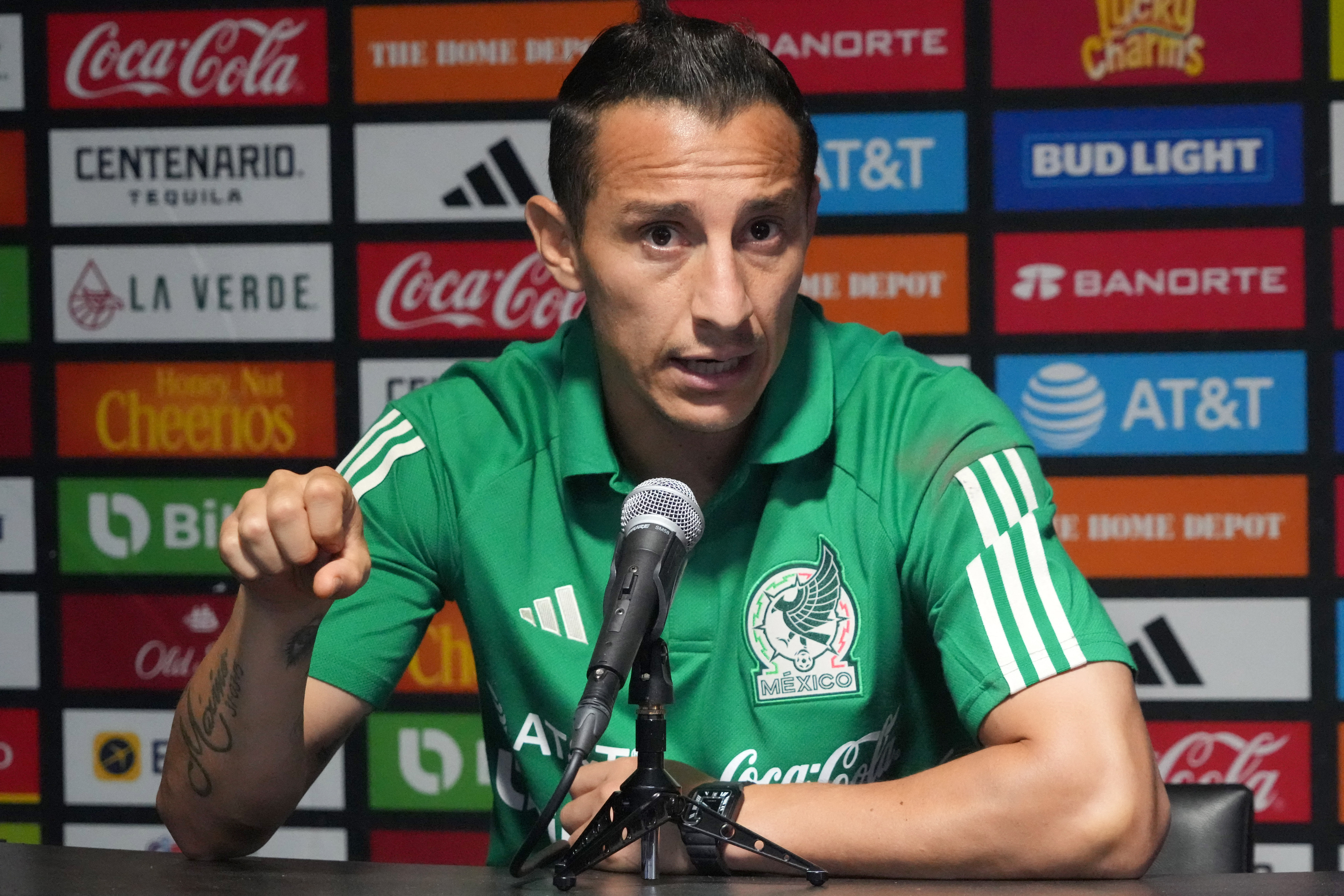 Sep 20, 2022; Carson, CA, USA; Mexican National Team midfielder Andres Guardado during media day at Dignity Health Sports Park. Mandatory Credit: Kirby Lee-USA TODAY Sports