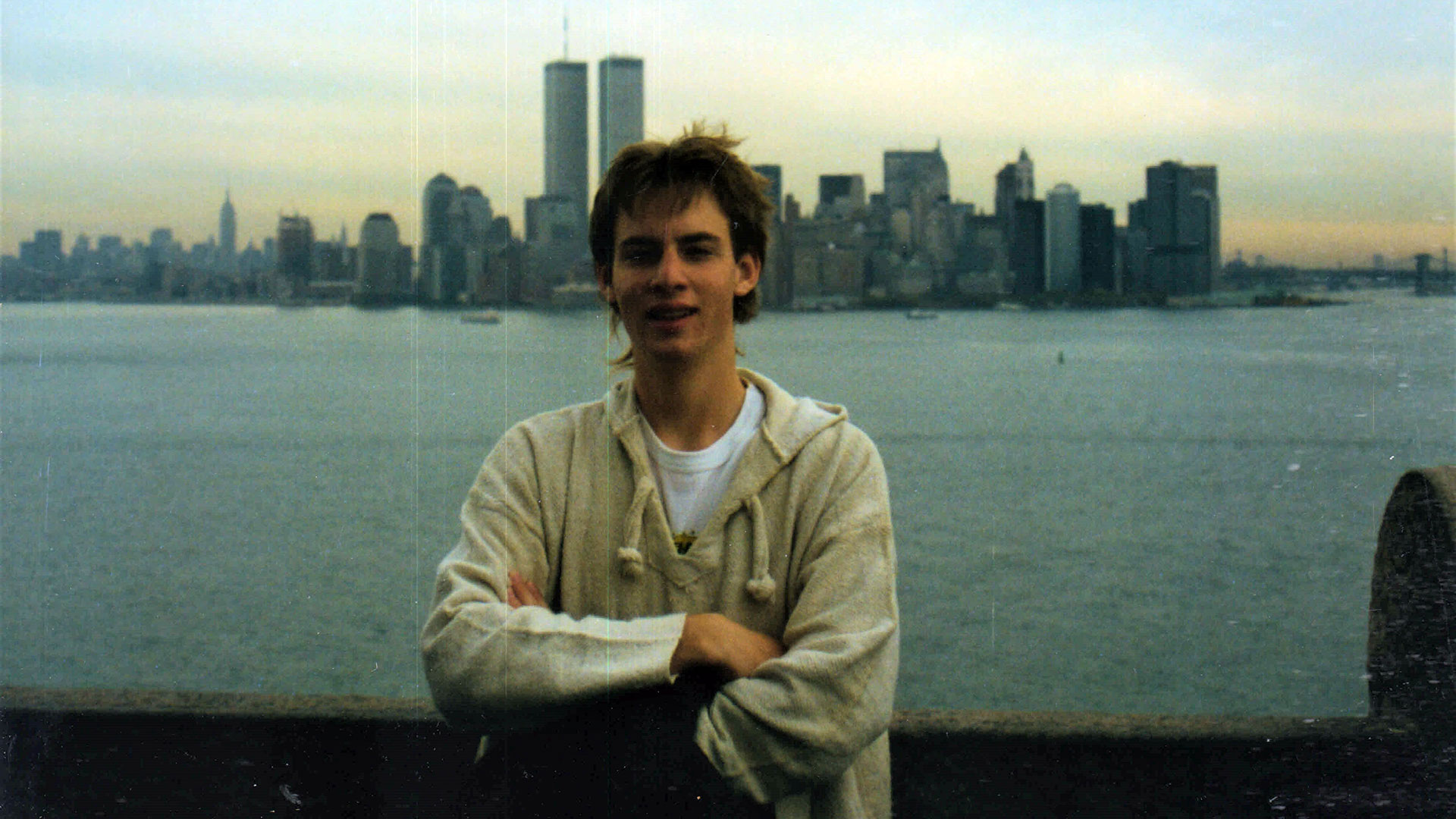 Año 1990. David English a los 19 años en Nueva York