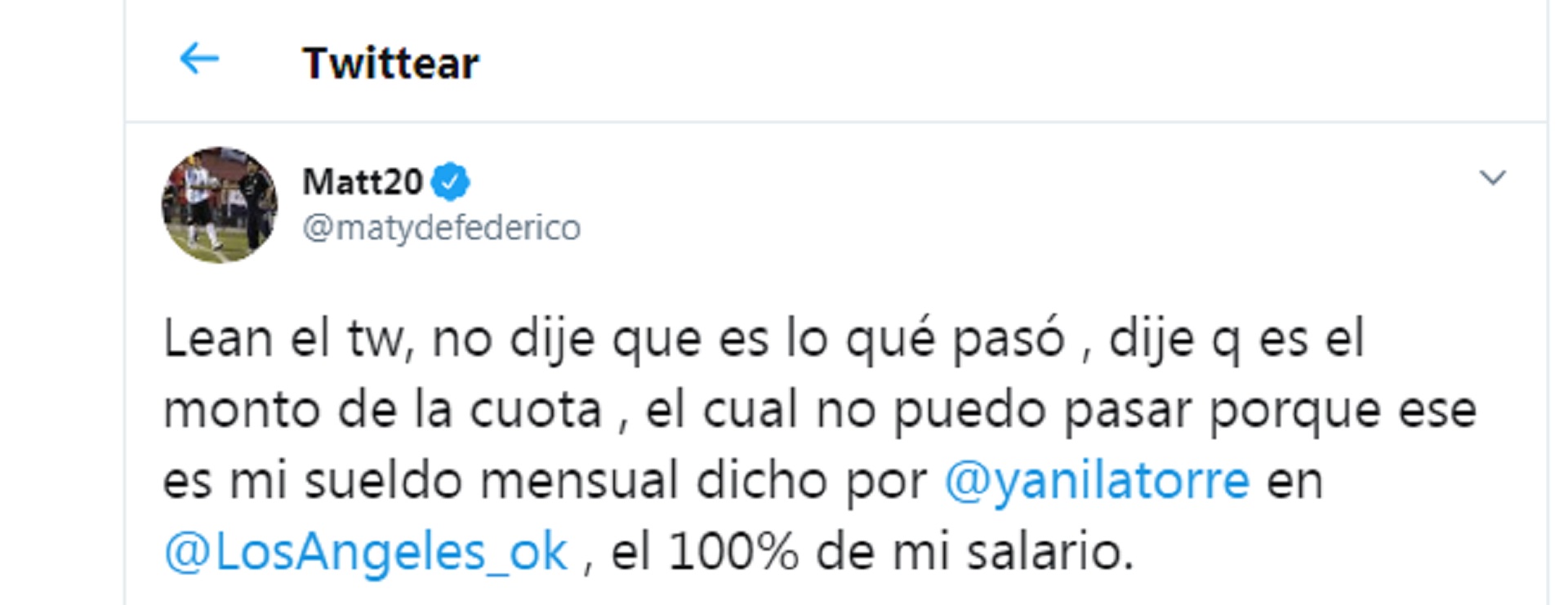 La aclaración de Matías Defederico sobre la manutención de sus hijas