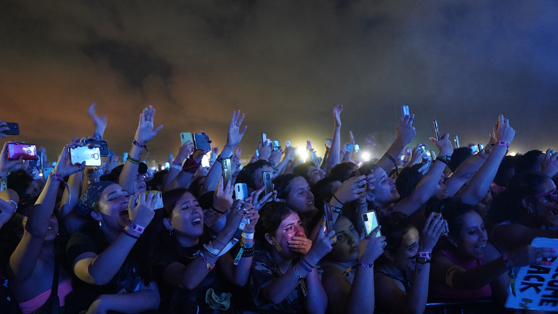 El público de Lollapalooza Argentina en la noche del sábado
