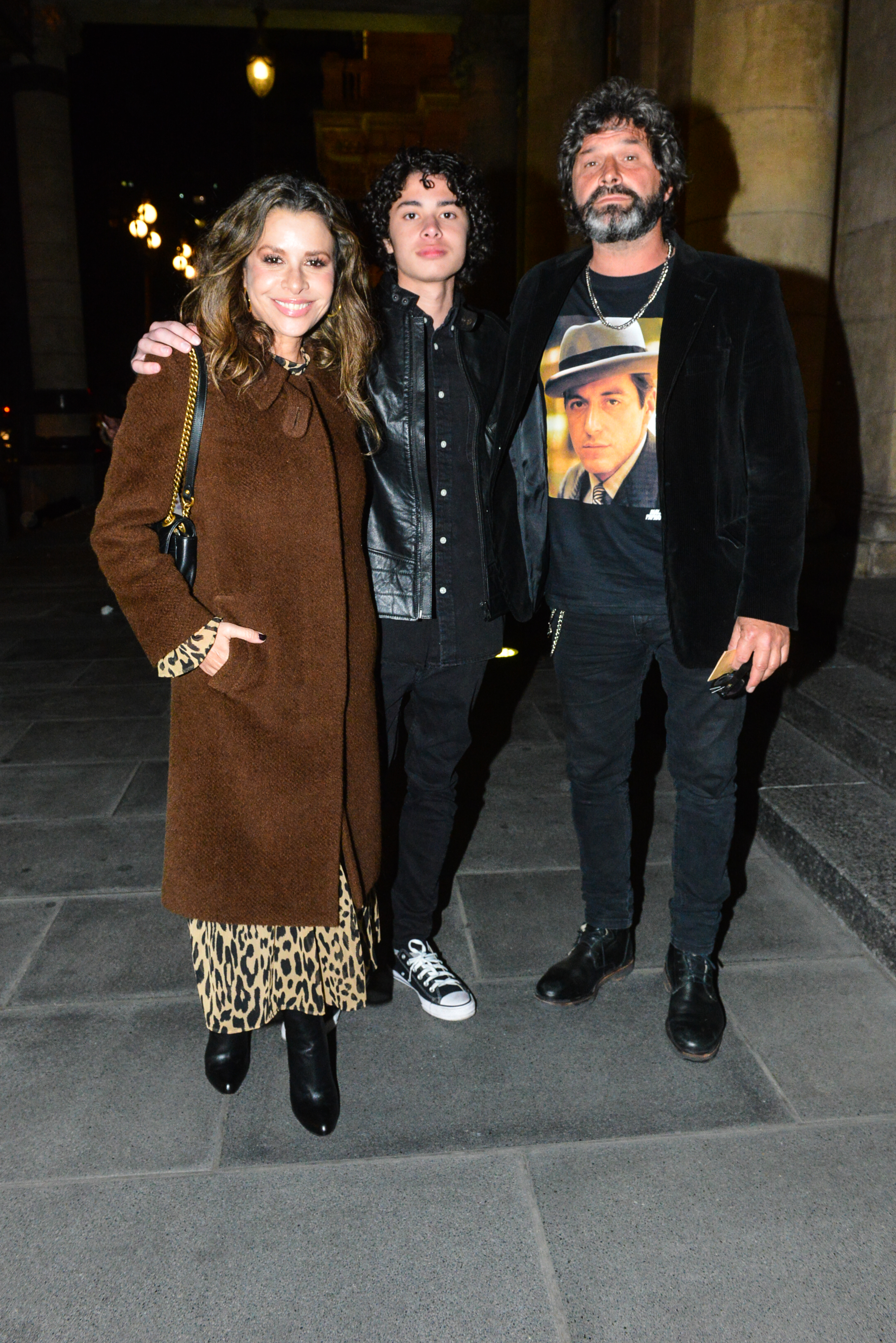 Julieta Ortega fue acompañada por su ex Iván Noble y su hijo Benito (Foto: Matías Souto)