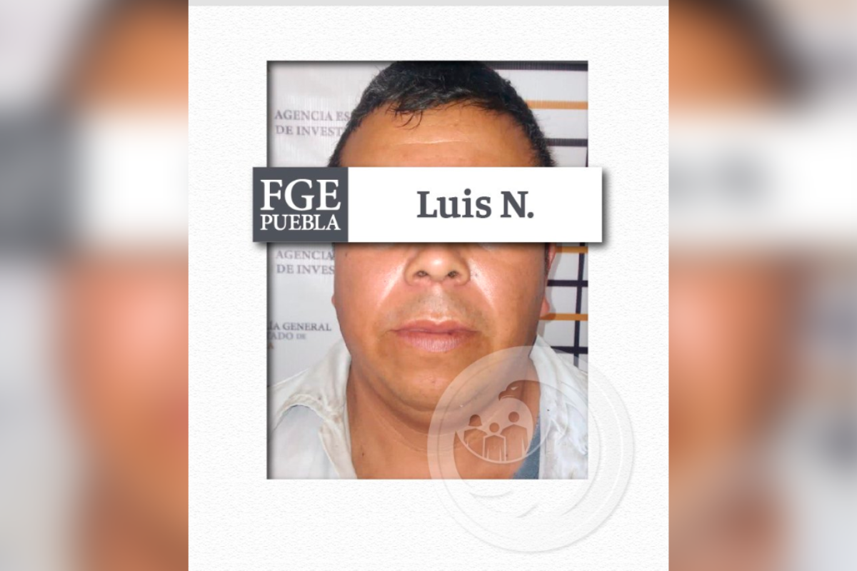 Luis “N” ha sido el noveno sujeto que ha sido detenido por su presunta responsabilidad en el asesinato de Daniel Picazo (Foto: Fiscalía de Puebla)