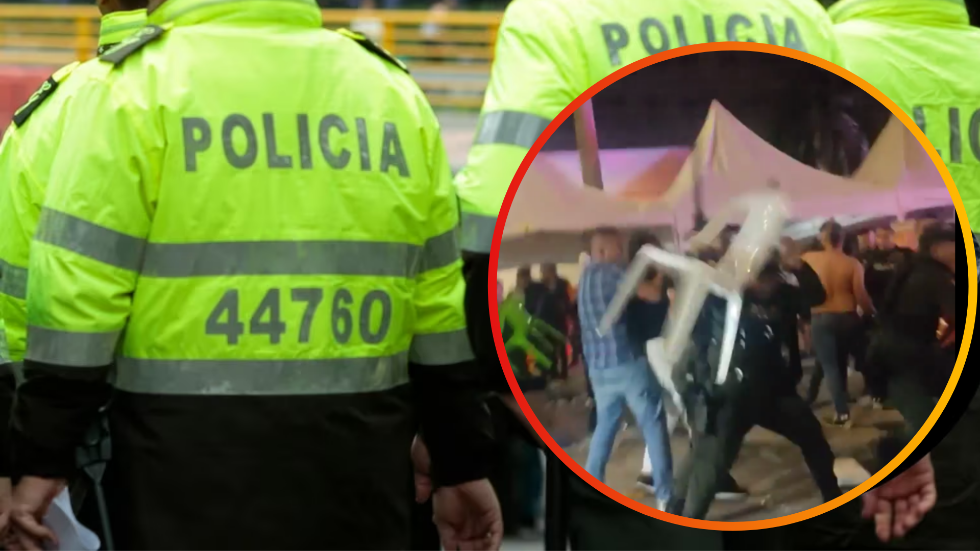 Ferias y fiestas del Meta se convirtieron en un escenario violento: Policía perdió un ojo en medio de las riñas. Infobae/Redes soaciales.