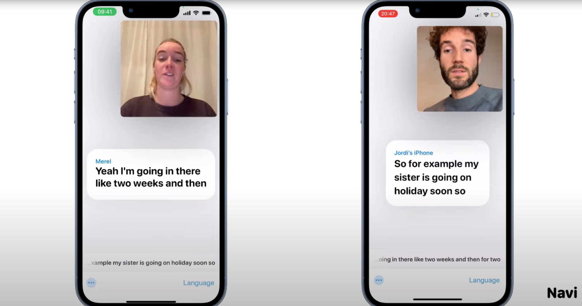 Esta aplicación permite poner subtítulos en las videollamadas de FaceTime