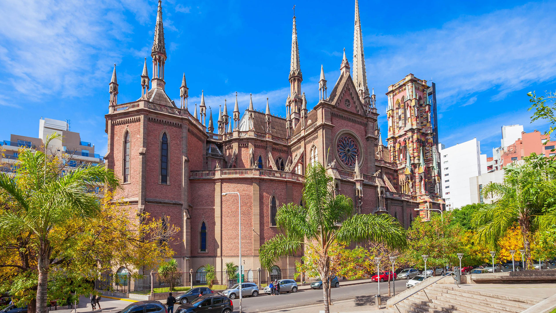 Basílica del Sagrado Corazón en el barrio de Nueva Córdoba, ciudad de Córdoba
