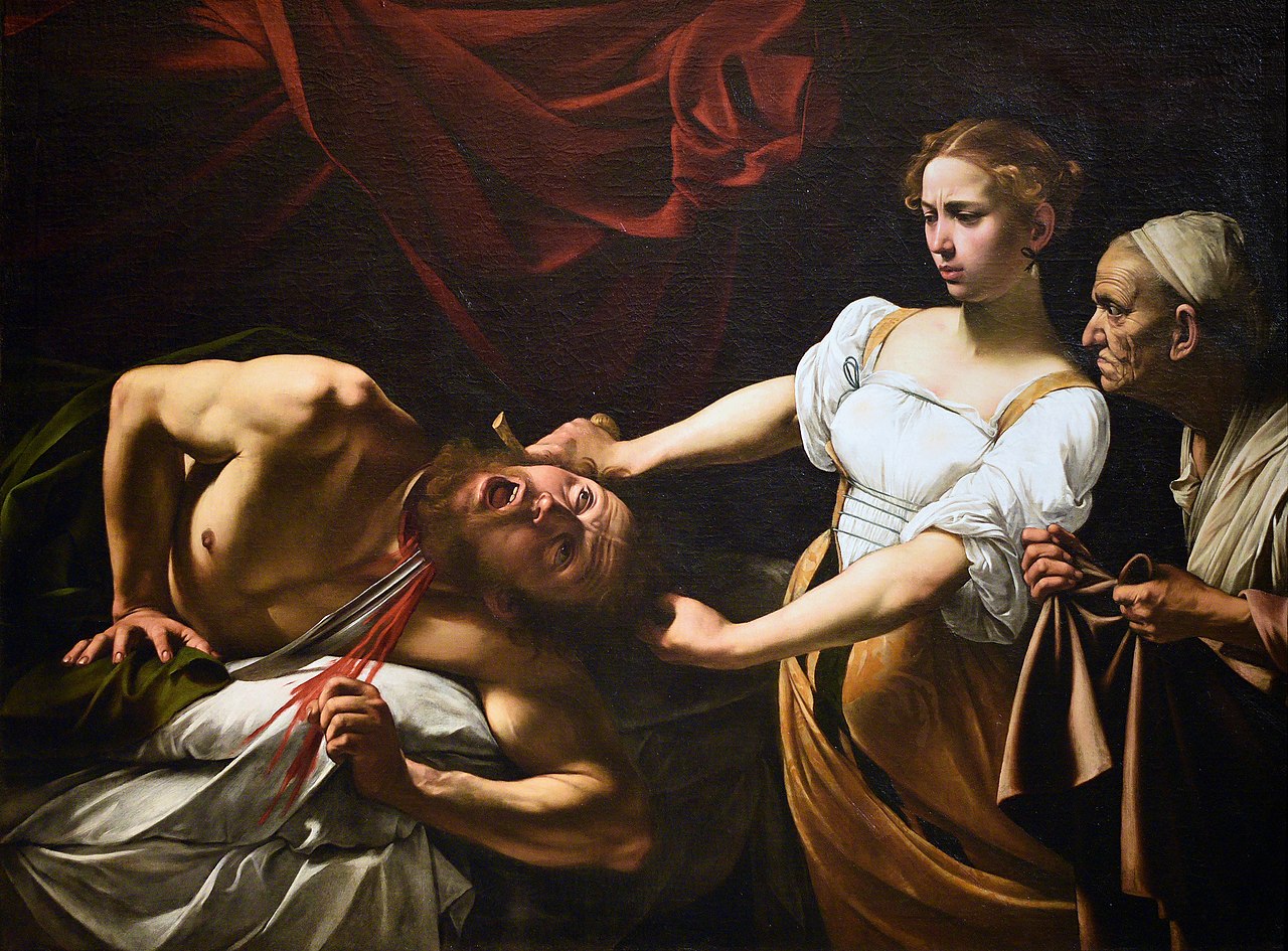 "Judit y Holofernes" (1599), en la Galería Nacional de Arte Antiguo, Roma