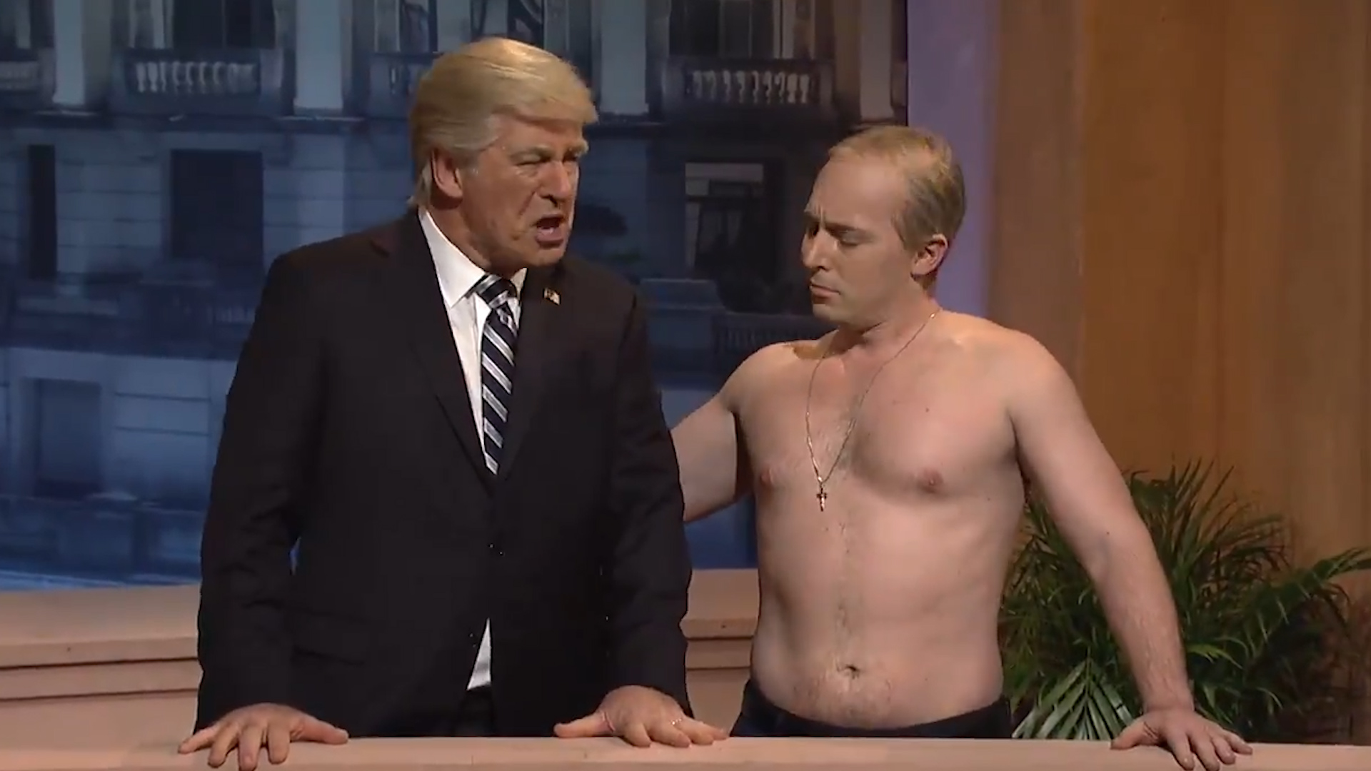 Baldwin parodiaba a Donald Trump en "SNL"