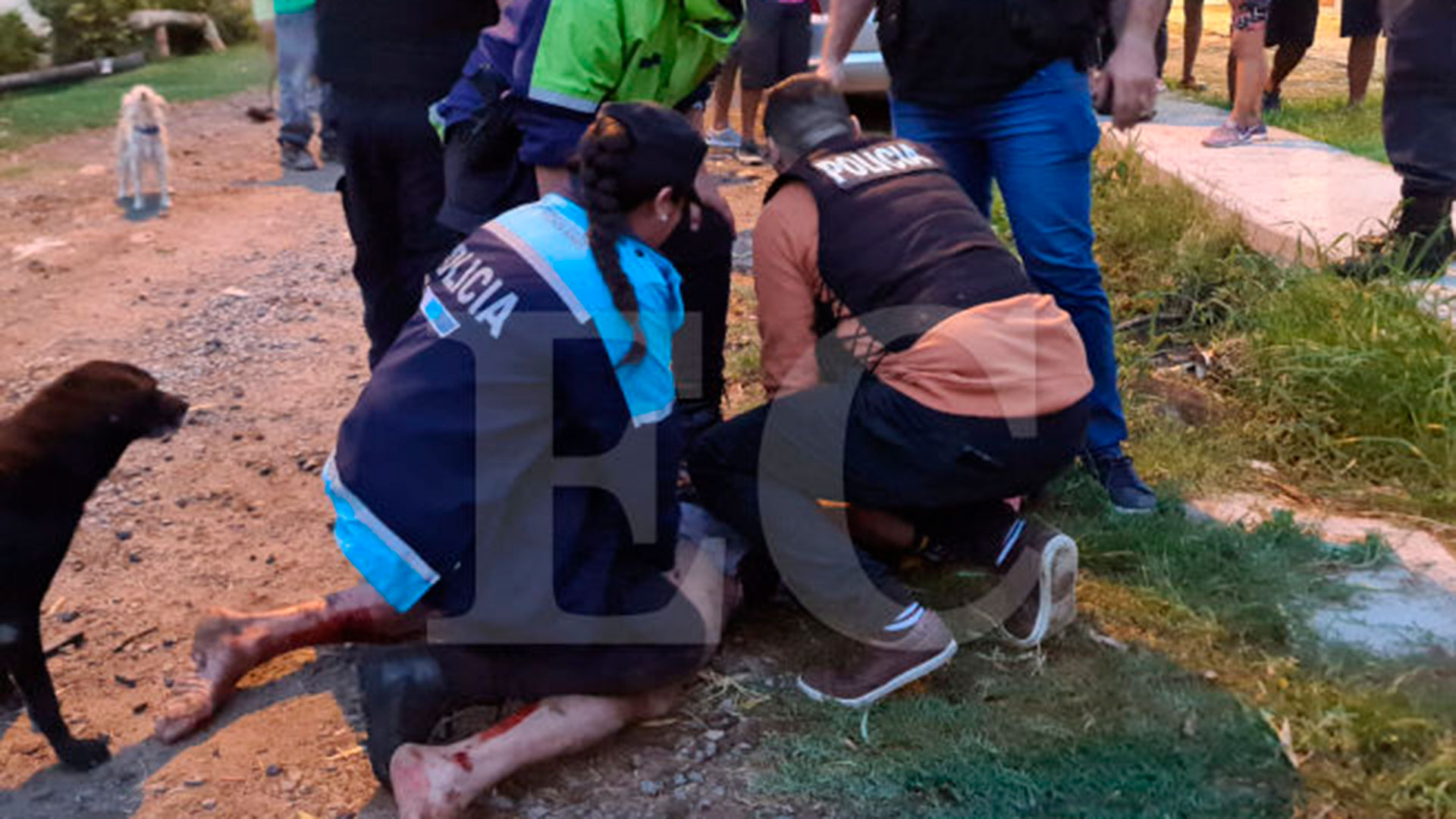 El acusado intentó escapar pero fue detenido (enlacecritico)