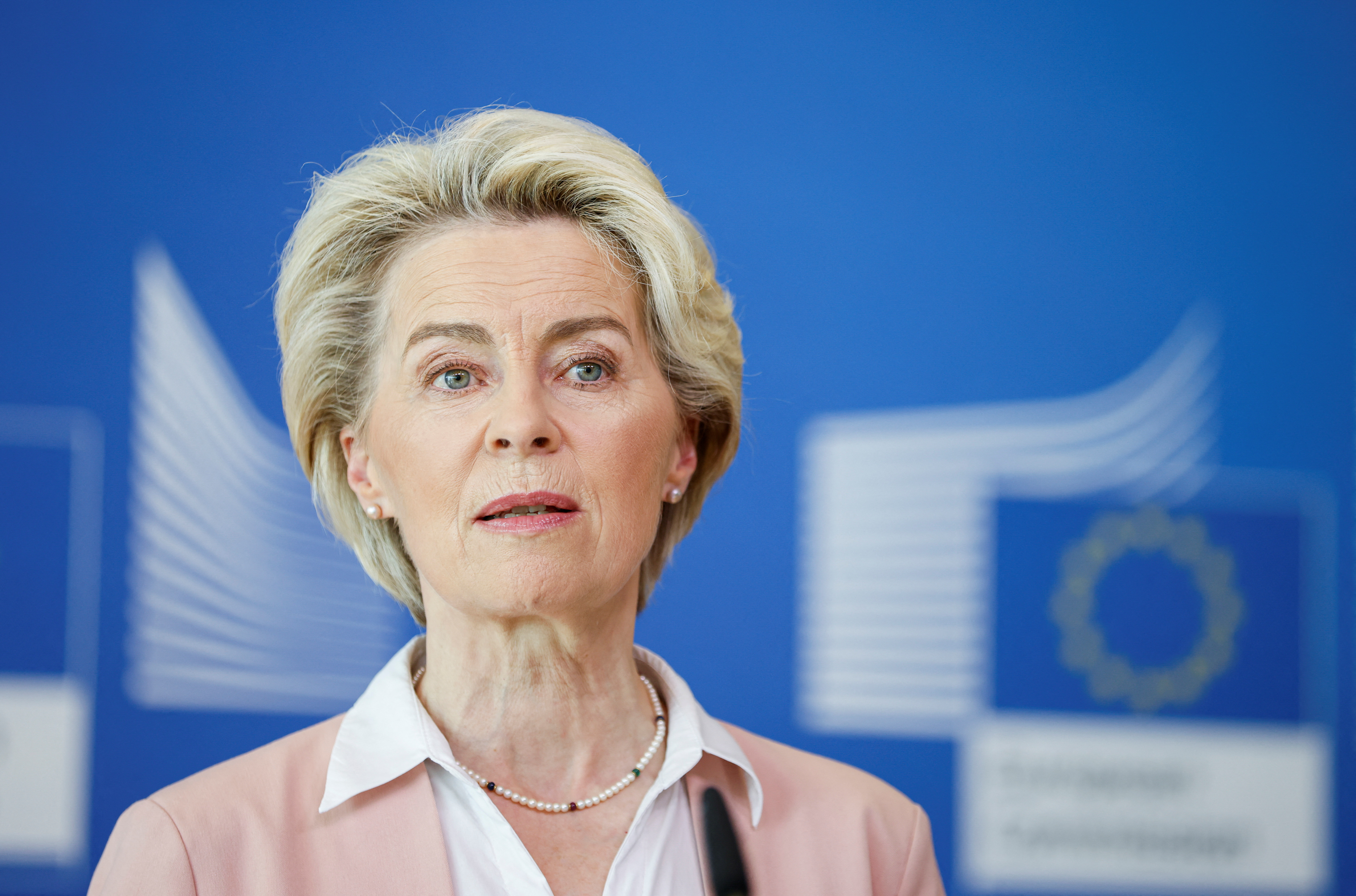 Ursula von der Leyen, president of the European Commission (REUTERS / Johanna Geron)