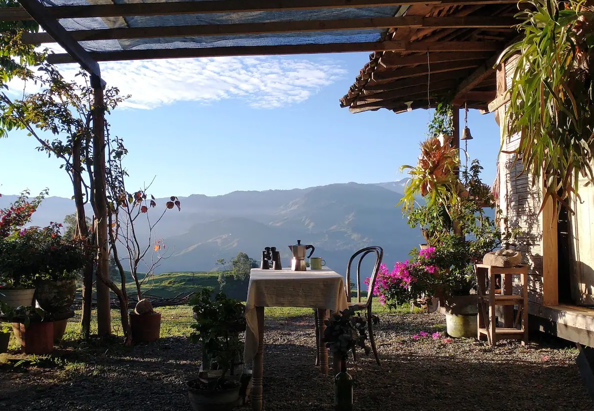 La casa de campo Alto Bonito, ubicada en Salamina, Caldas. Foto: Cortesía
