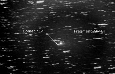 El cometa 73P y su fragmento protagonizarán el evento más dramático del año