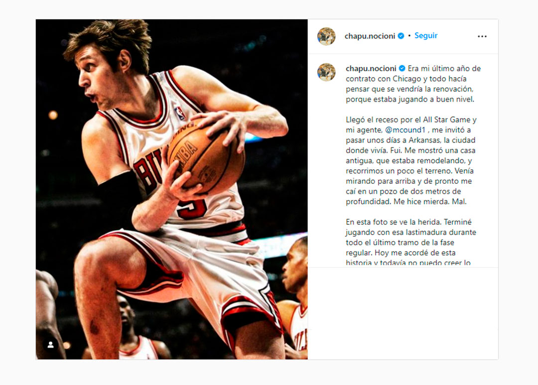 The post with Nocioni's anecdote in his last year at the Chicago Bulls