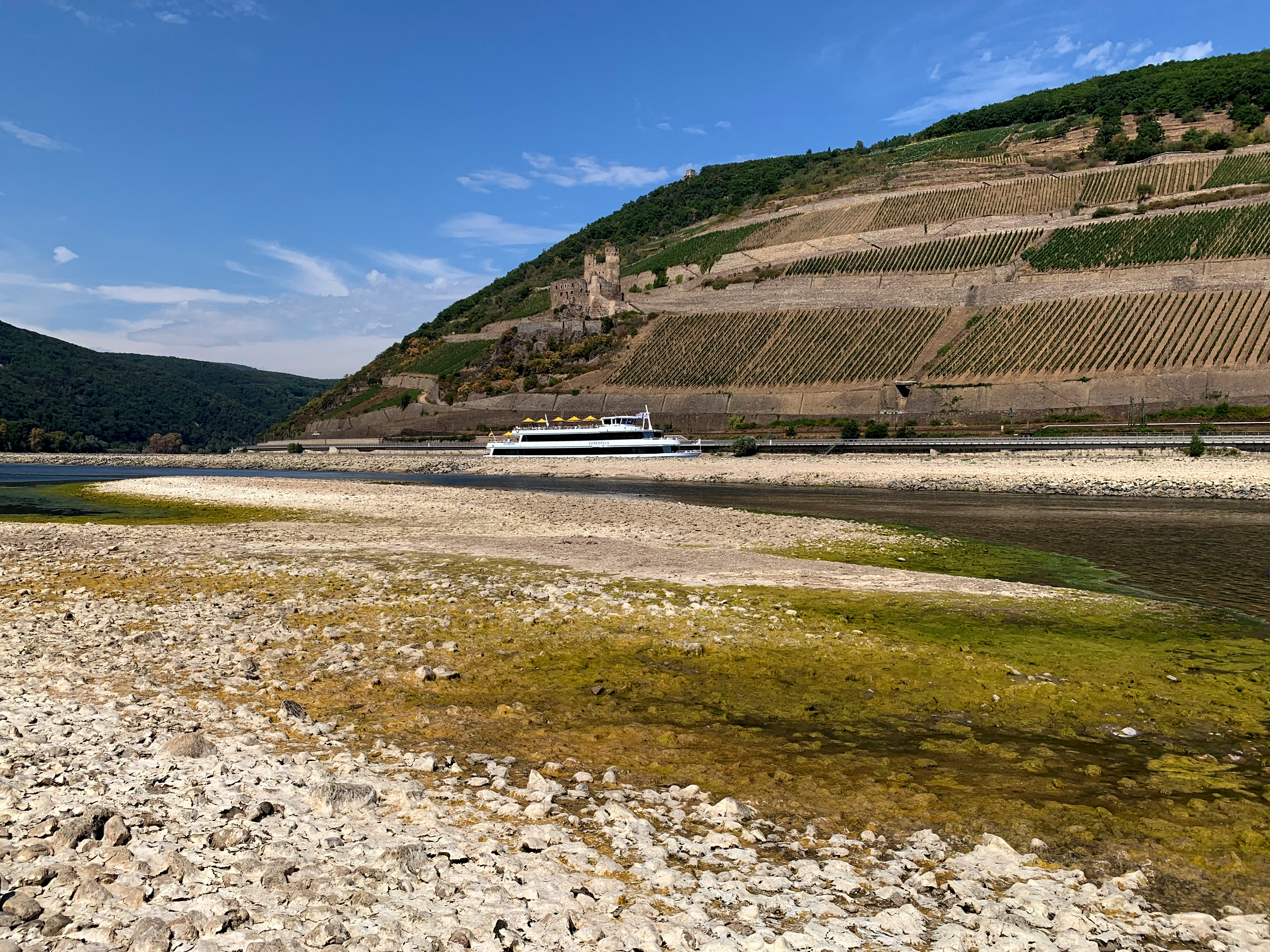 El transporte fluvial europeo colapsa por falta de agua