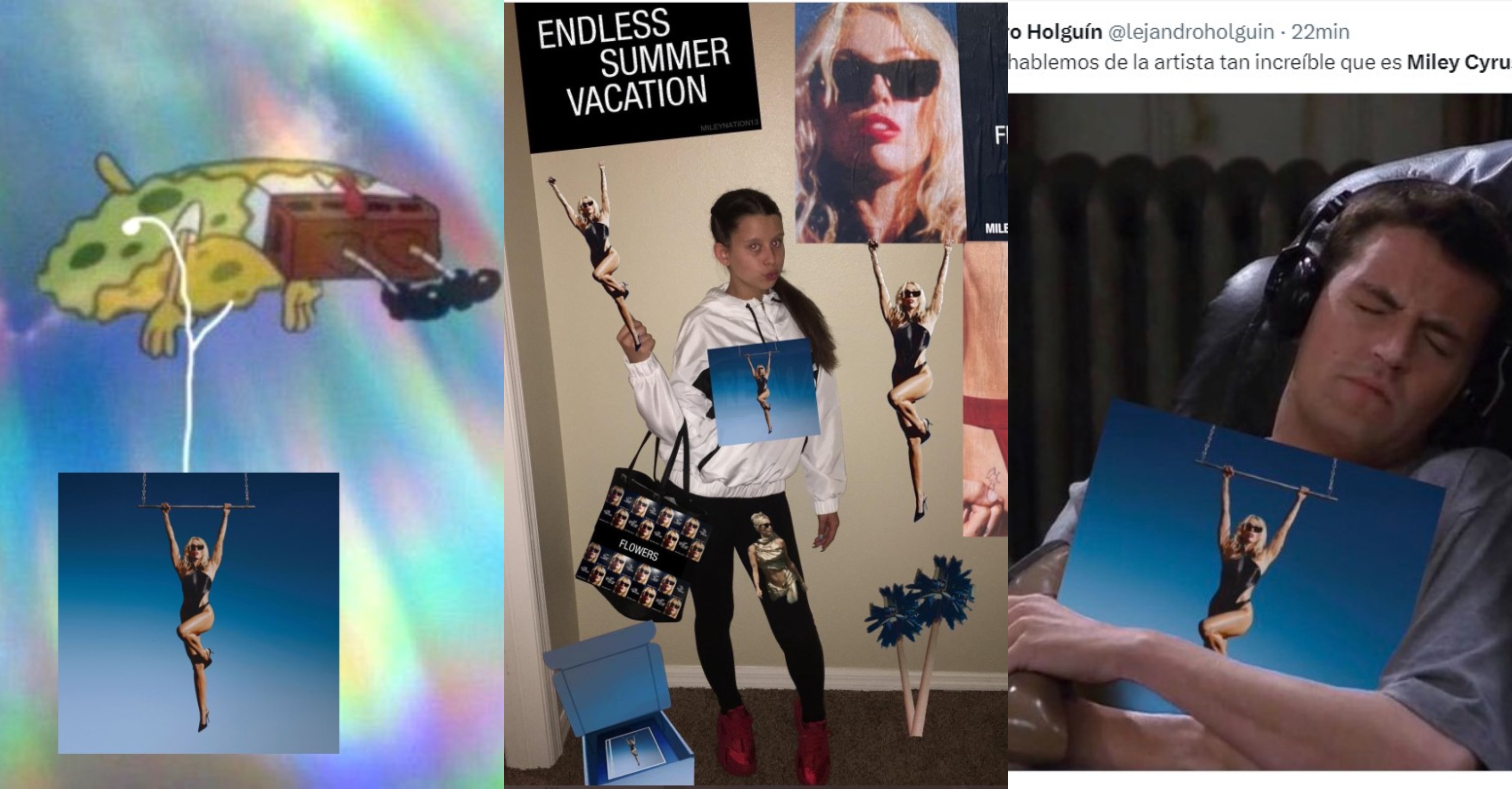 Los memes más divertidos que dejó el estreno de Endless Summer Vacation de Miley Cyrus