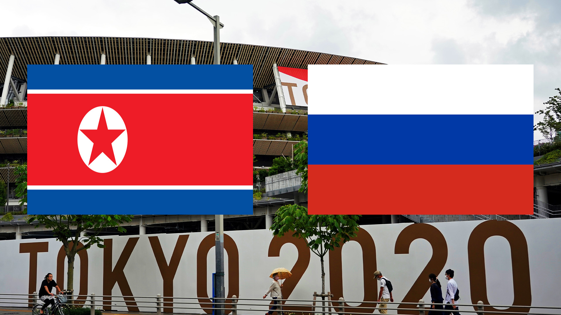 Rusia y Corea del Norte serán los dos países ausentes en Tokio 2020, uno por una sanción deportiva y el otro por decisiones políticas (Foto: EFE/Infobae)