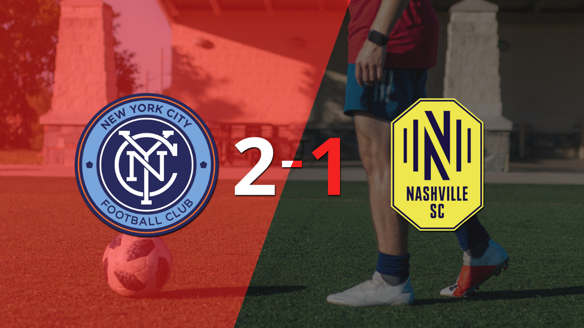 New York City FC consiguió una victoria en casa por 2 a 1 ante Nashville SC  - Infobae