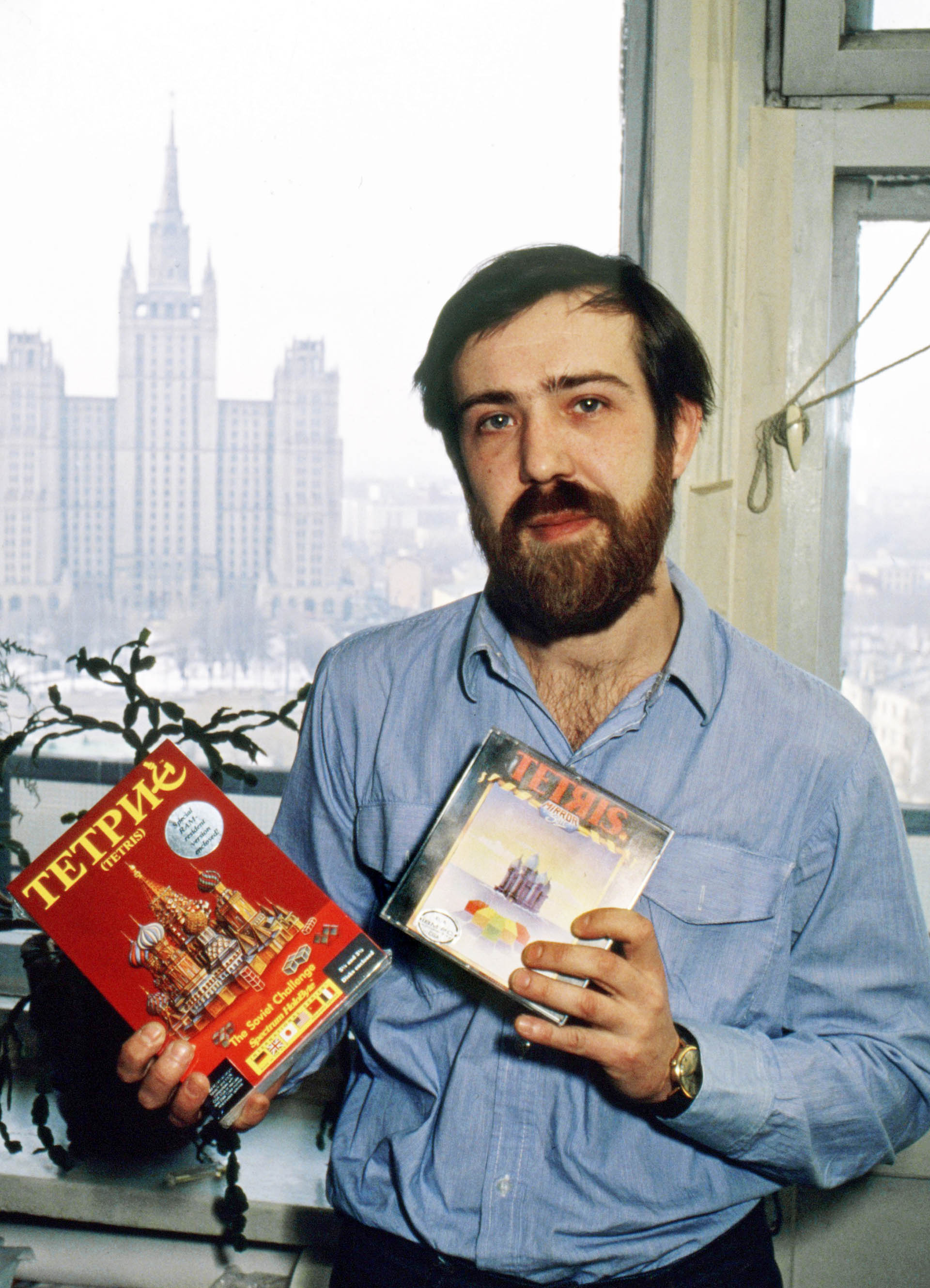 Pázhitnov le puso el nombre Tetris combinando la palabra griega “tetra” (cuatro, por la cantidad de piezas diferentes del juego) y las dos letras de su deporte preferido, el tenis (Wojtek Laski/Getty Images)