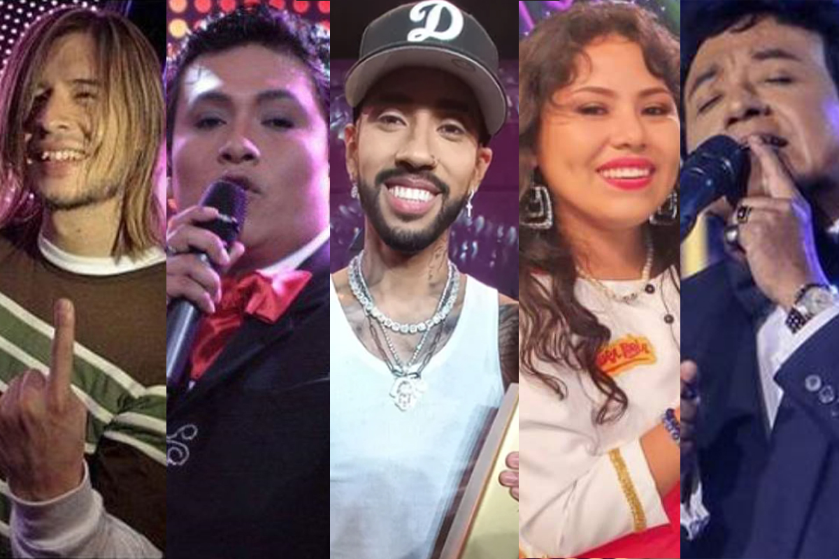 Los ganadores de todas las temporadas de Yo Soy Perú. (Foto: Composición)