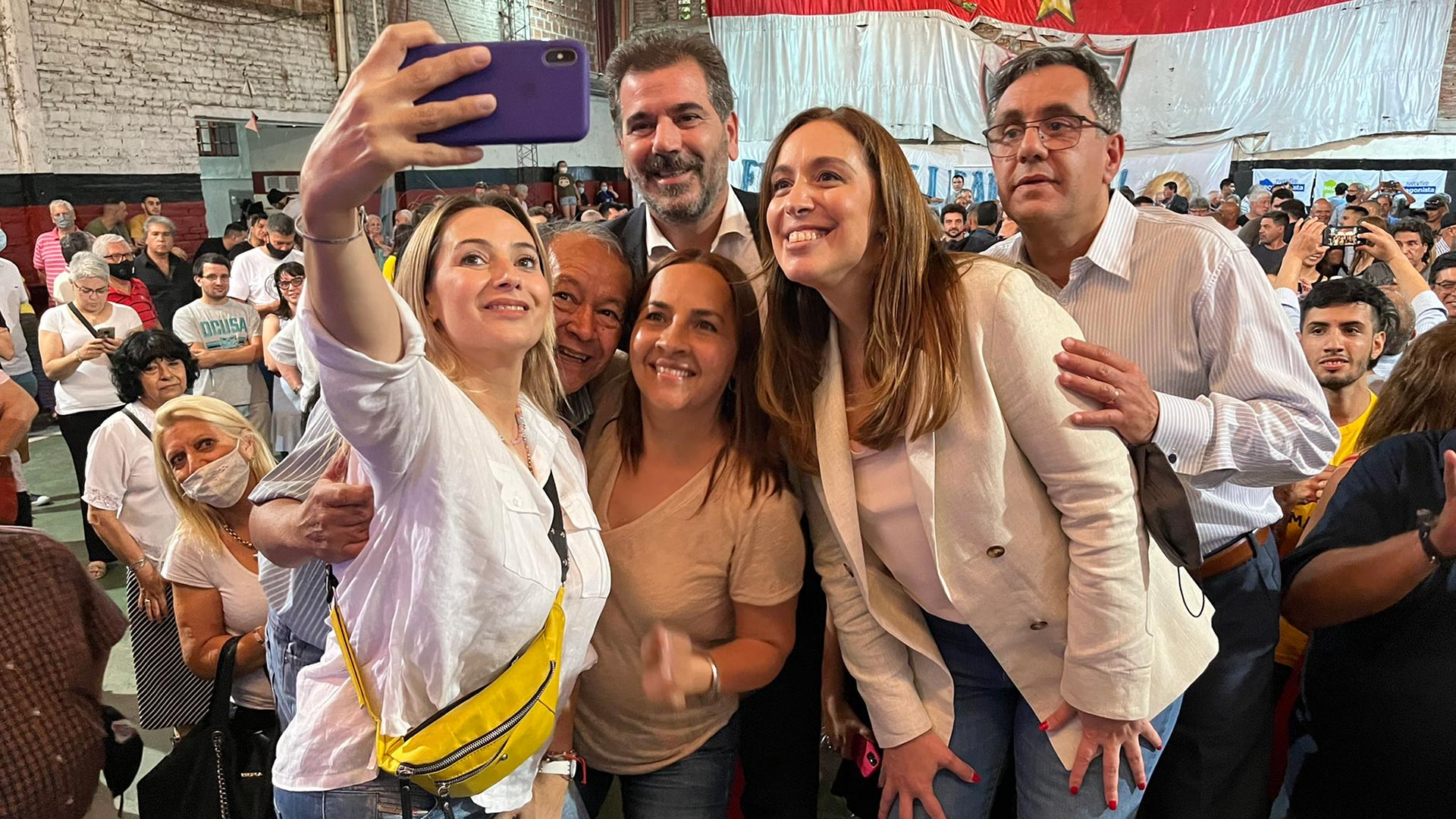 En medio de la disputa del PRO bonaerense, Vidal protagonizó un acto en La Matanza 