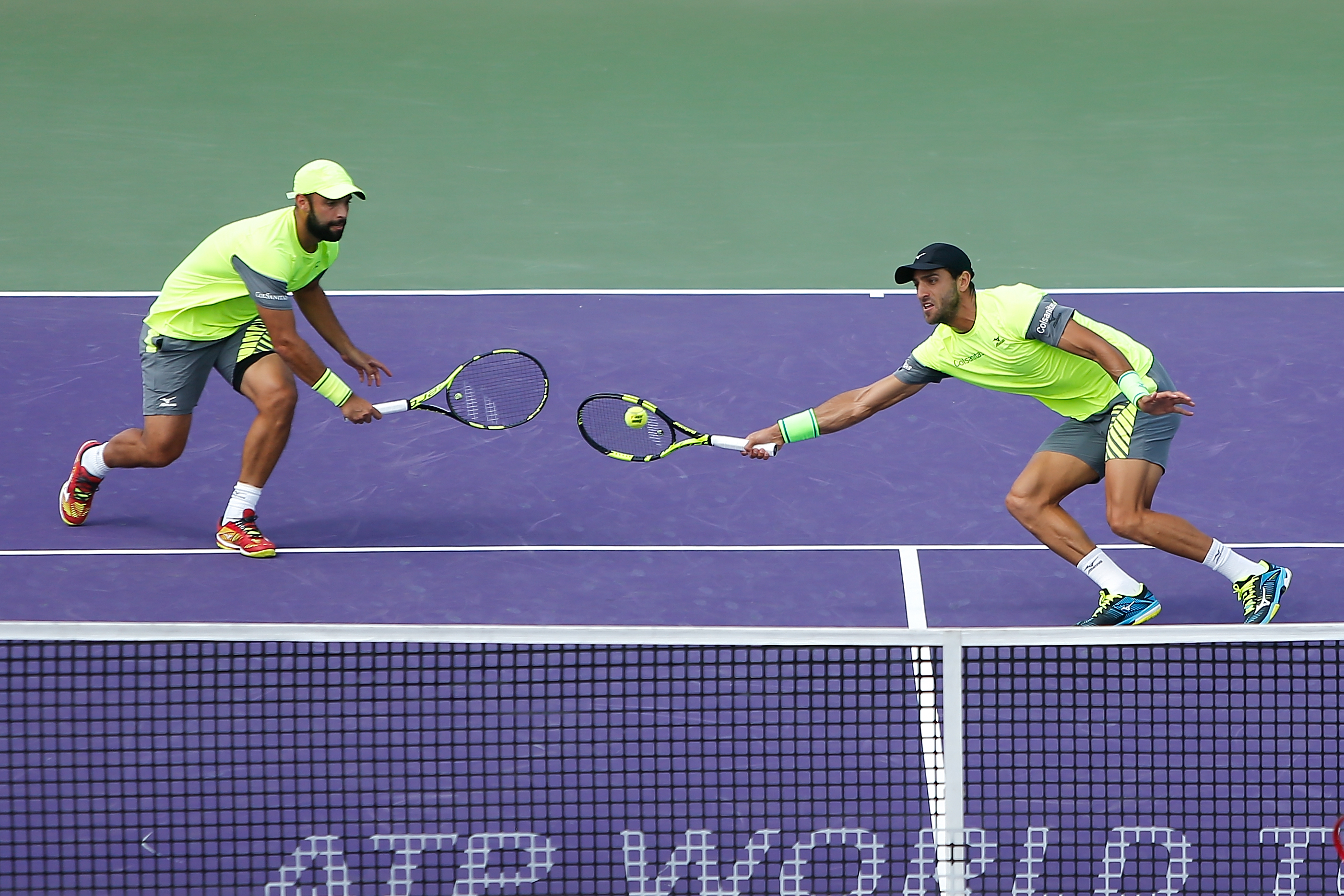 Juan Sebastián Cabal y Robert Farah fueron eliminados del Masters de Miami 2023. Getty Images.