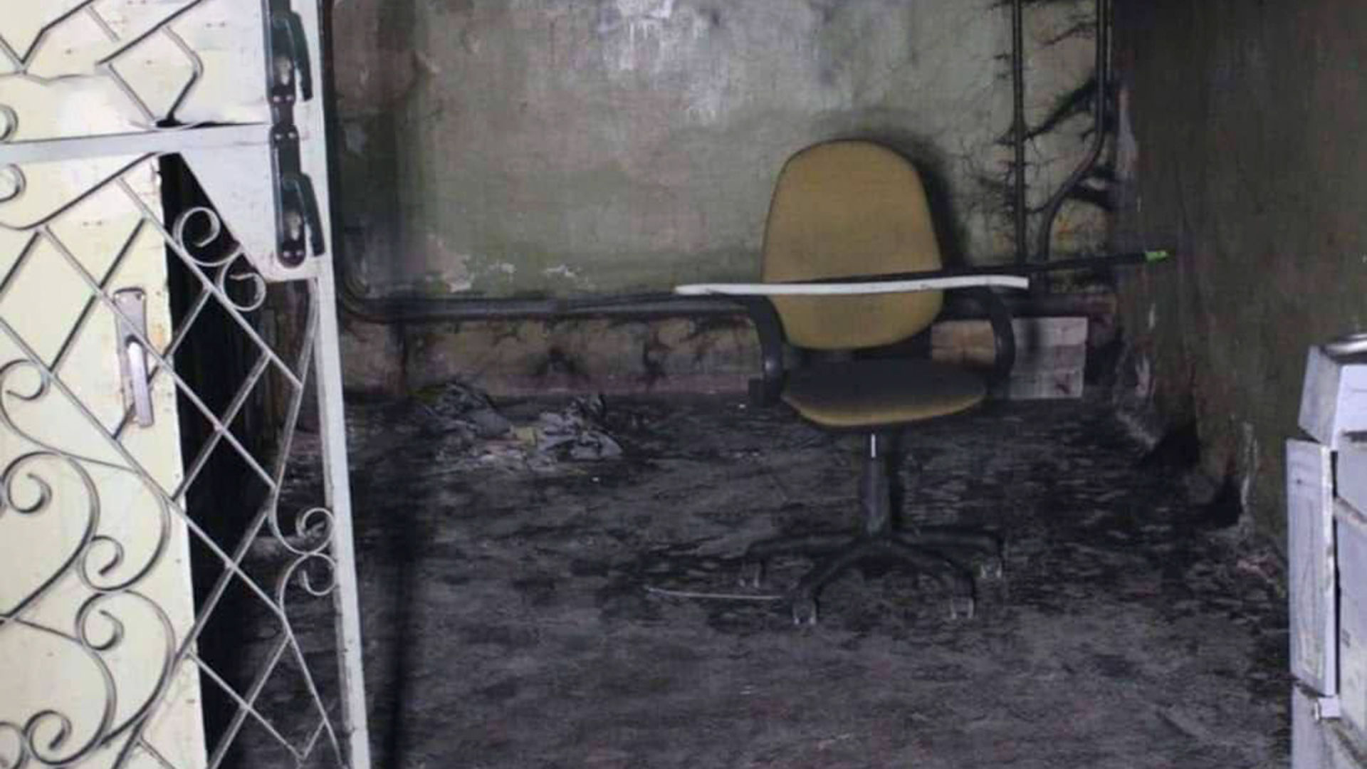 Una sala en la que los soldados rusos aplicaban torturas en Kherson