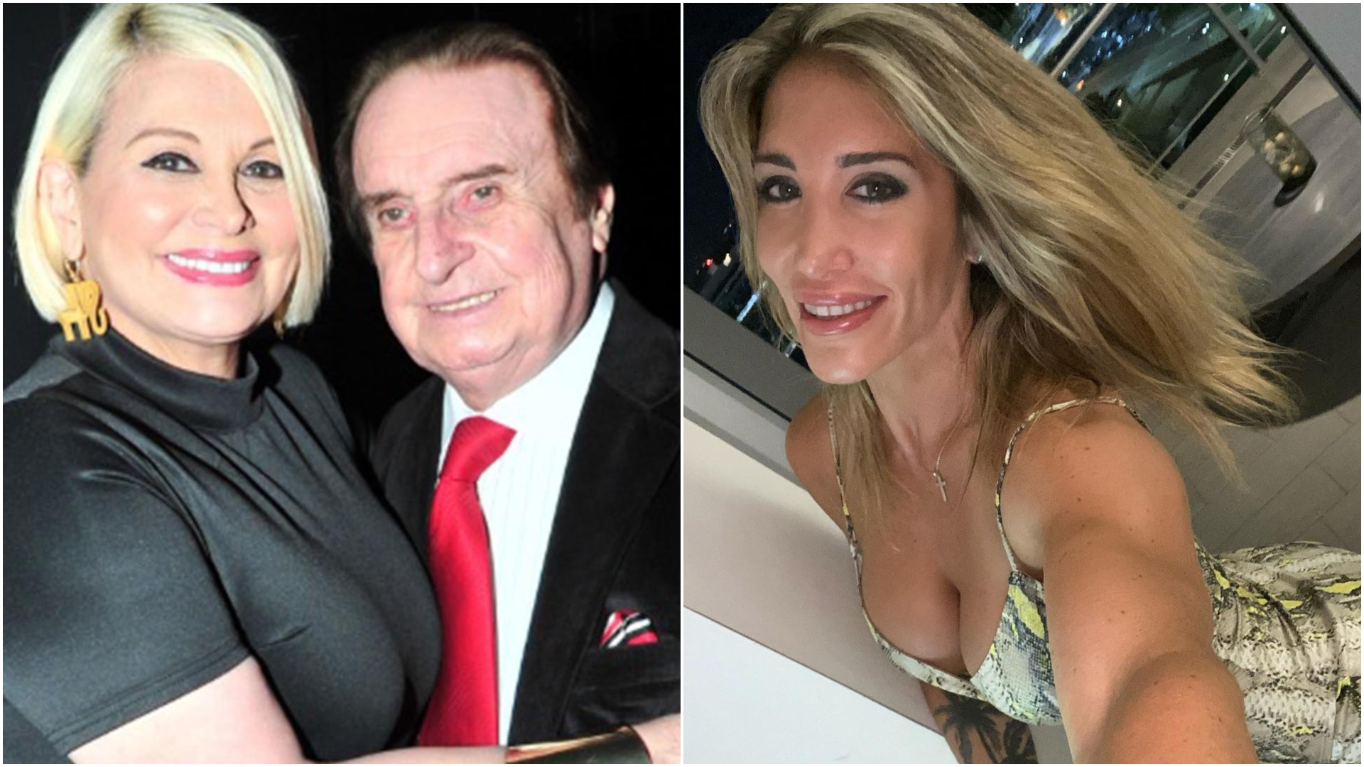 A la izquierda, Carmen Barbieri y Santiago Bal; a la derecha, Ayelén Paleo