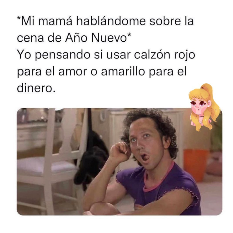 Memes para enviar en año nuevo.