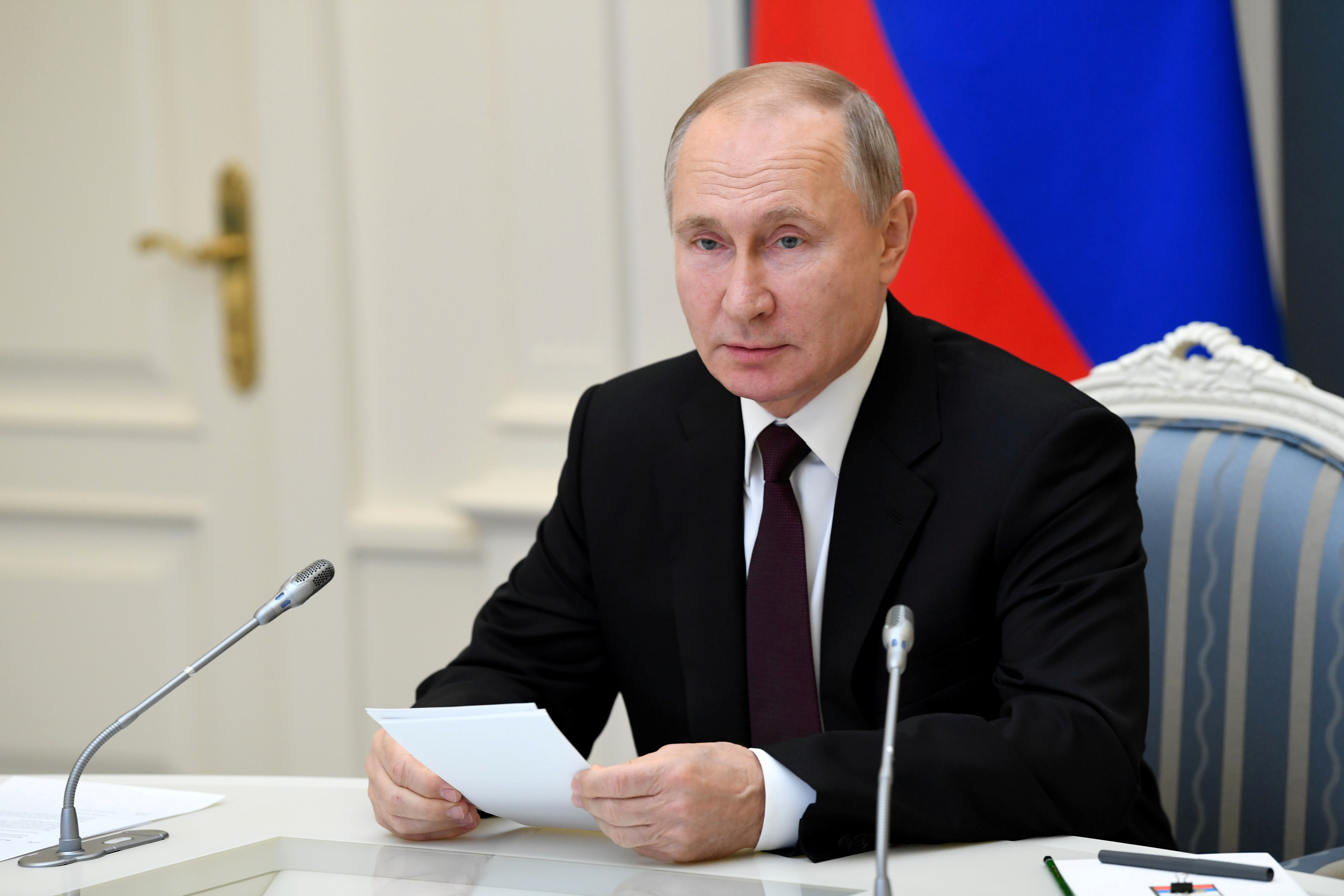 El presidente ruso Vladimir Putin (Sputnik/Alexei Nikolsky/Kremlin via REUTERS)