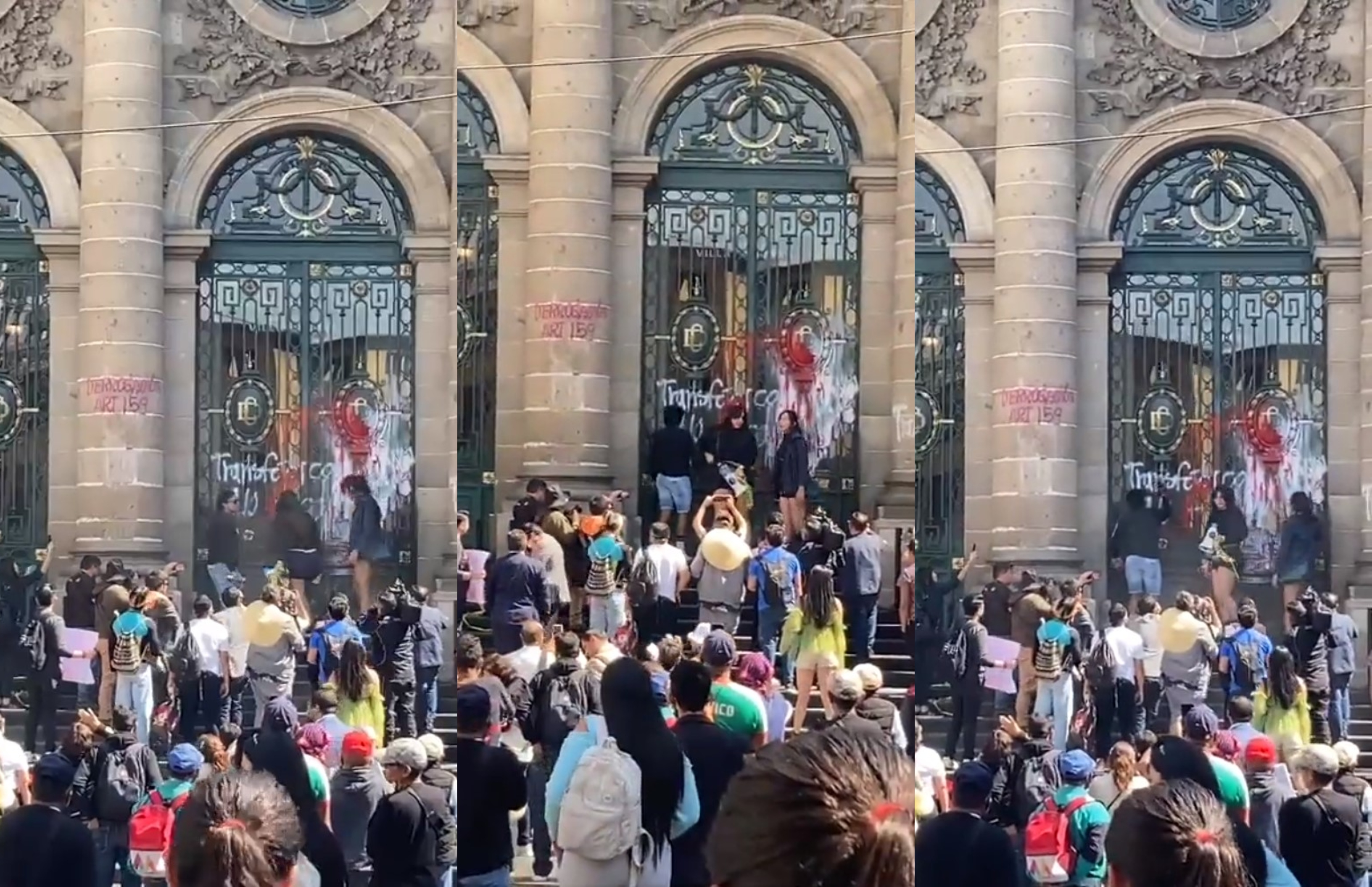 Integrantes De La Comunidad Lgbt Irrumpieron En El Congreso De La Cdmx