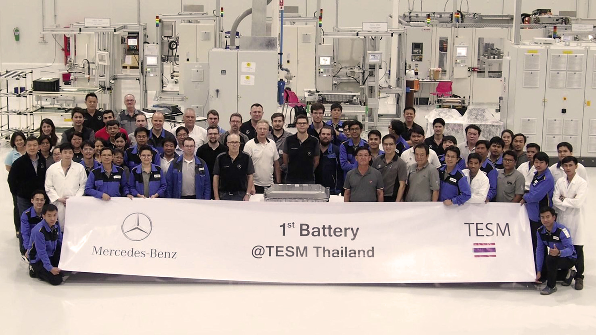 Mercedes-Benz es una de las marcas que apostó por Tailandia, no solo para fabricar el EQS, sino para instalar una factoria exclusivamente dedicada a producir baterías de autos eléctricos