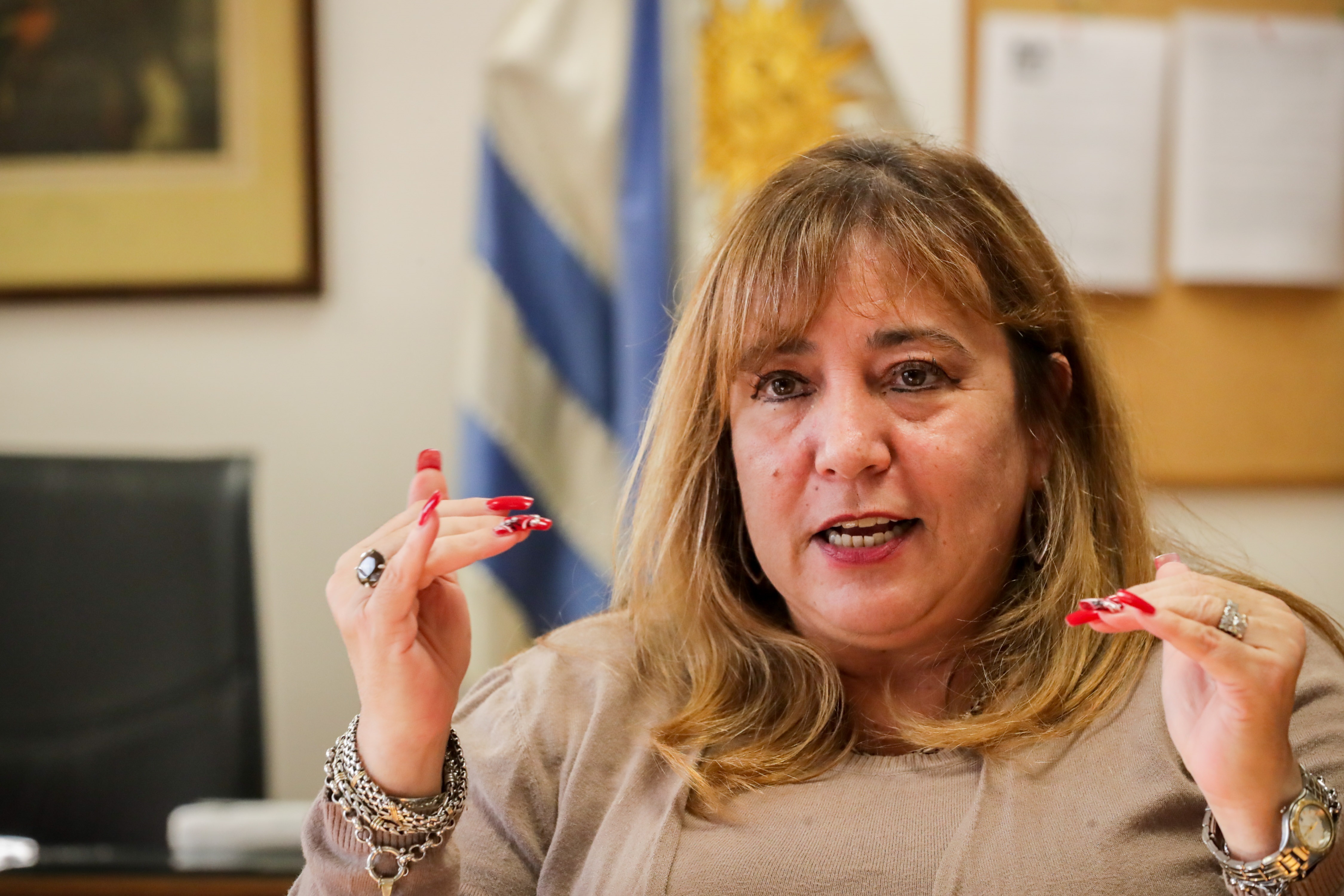 En la imagen, la ministra de Vivienda, Ordenamiento Territorial y Medio Ambiente de Uruguay, Irene Moreira. EFE/Raul Mart&#237;nez/Archivo
