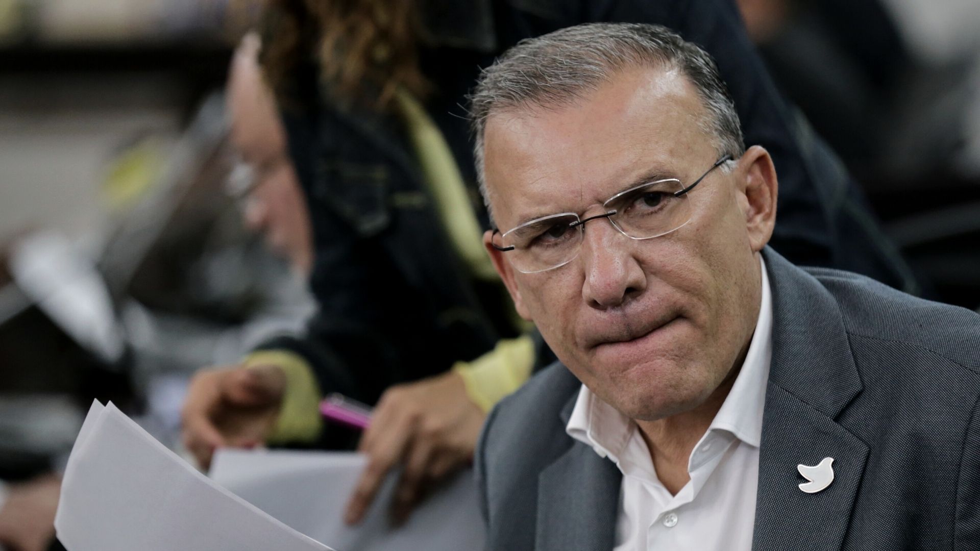 The senator rejected the confrontations between the ELN and the dissidents.  Photo: Colprensa