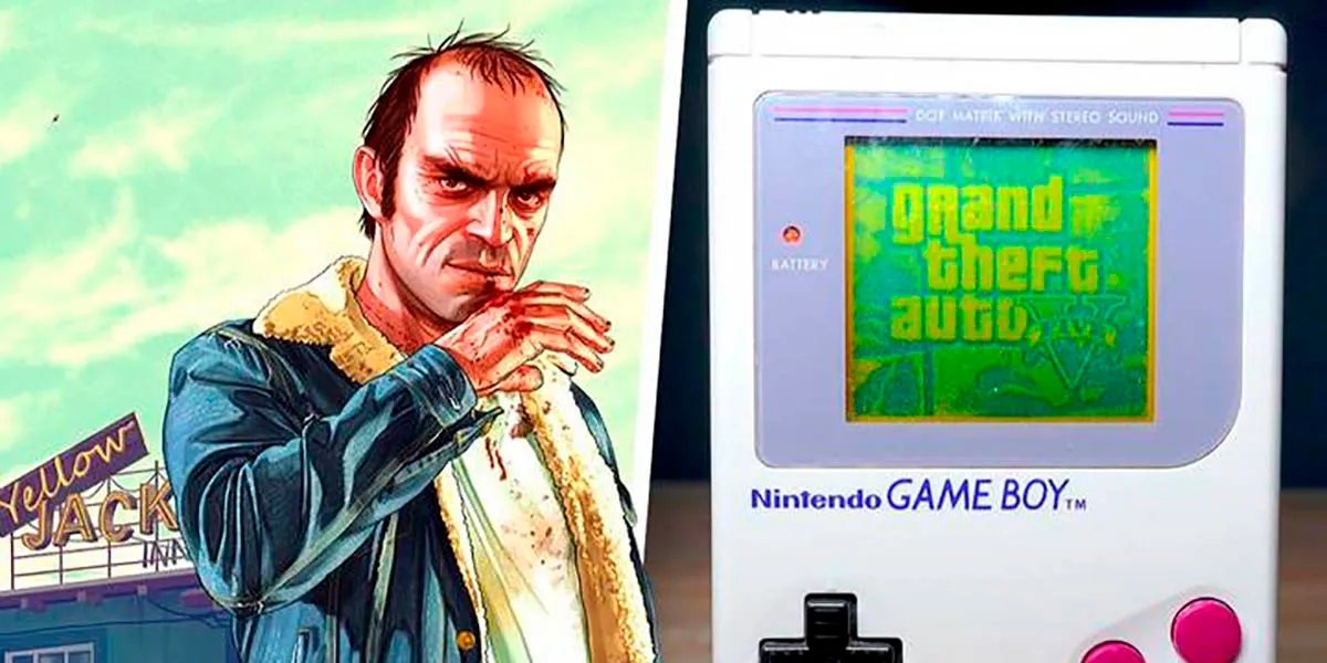 GTA 5 en Game Boy. (foto: Androidphoria)