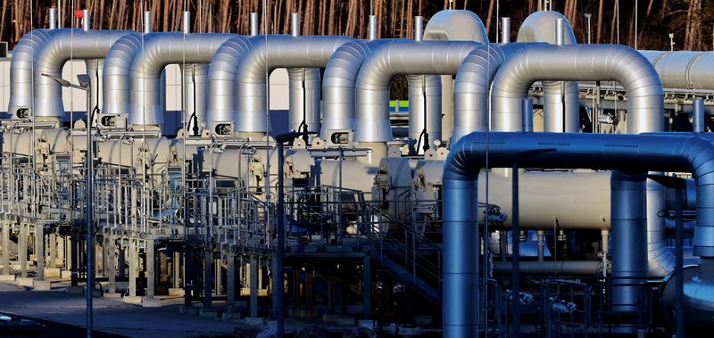 Tuberías de las instalaciones de aterrizaje del gasoducto "Nord Stream 2" en Lubmin, Alemania (Reuters)
