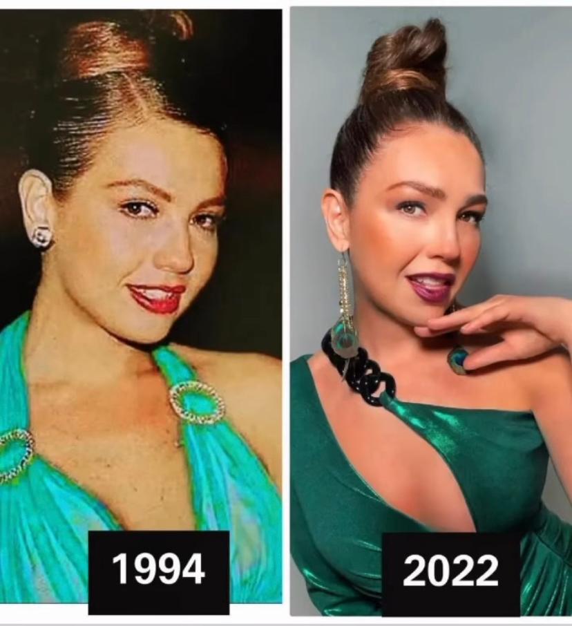 Thalía recreó un look de 1994
(Foto: Instagram/@thalia)