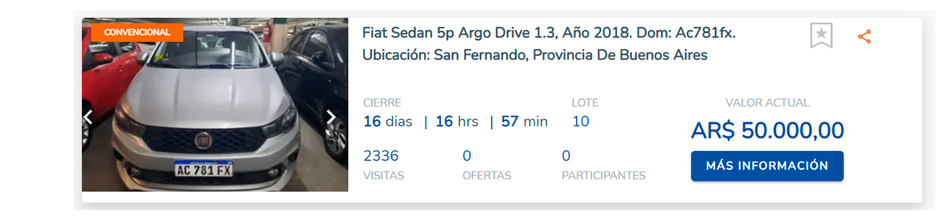 En la plataforma de la firma Narvaezbiz se pueden encontrar oportunidades para adquirir vehículos a bajo costo.