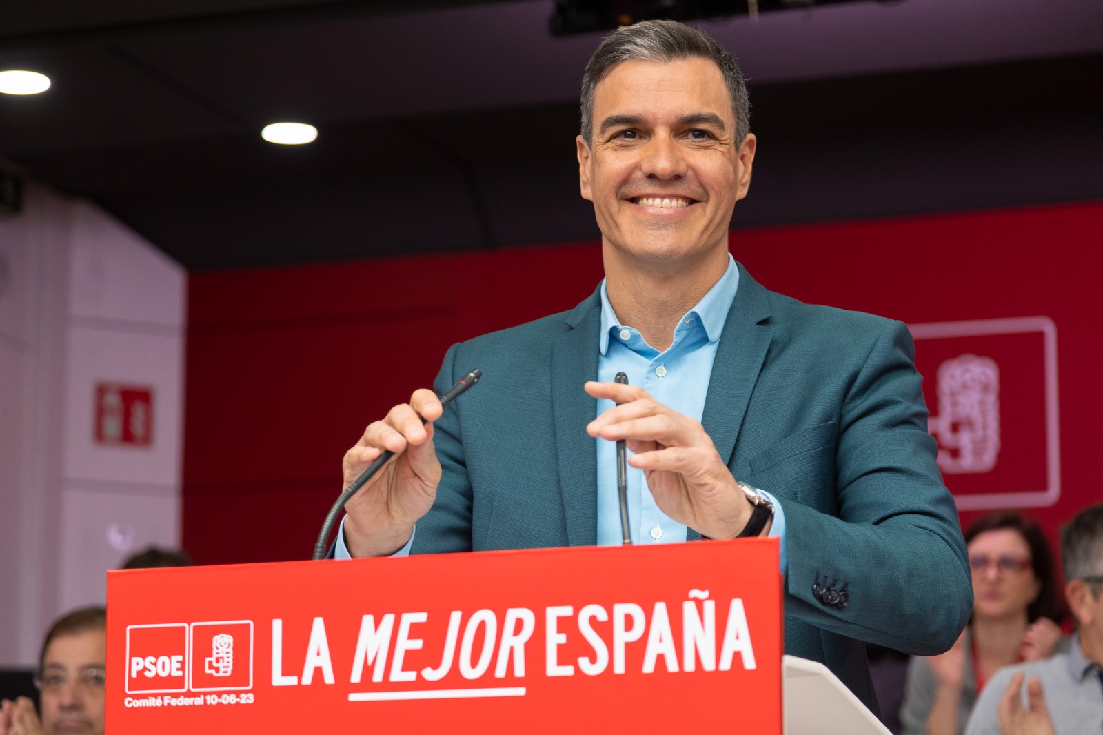 Sánchez alaba la gestión del Gobierno y aplaude el acuerdo entre Sumar y Podemos: “La victoria es posible”