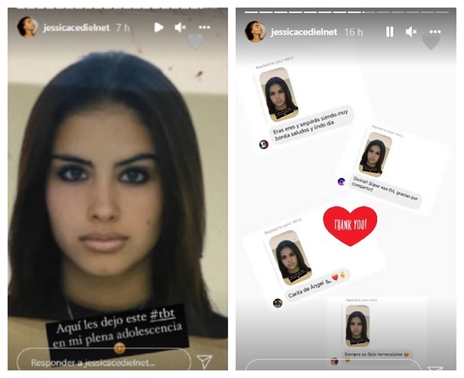Historias de Instagram de Jessica Cediel. Foto: @jessicacedielnet