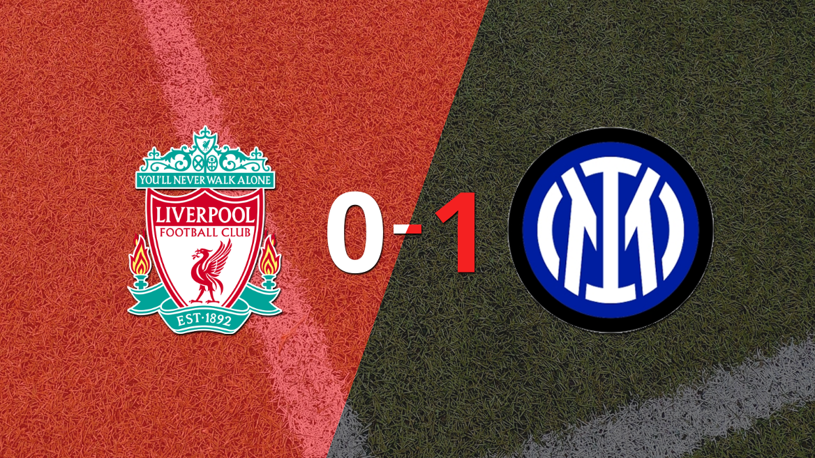 Inter derrotó a Liverpool 1 a 0