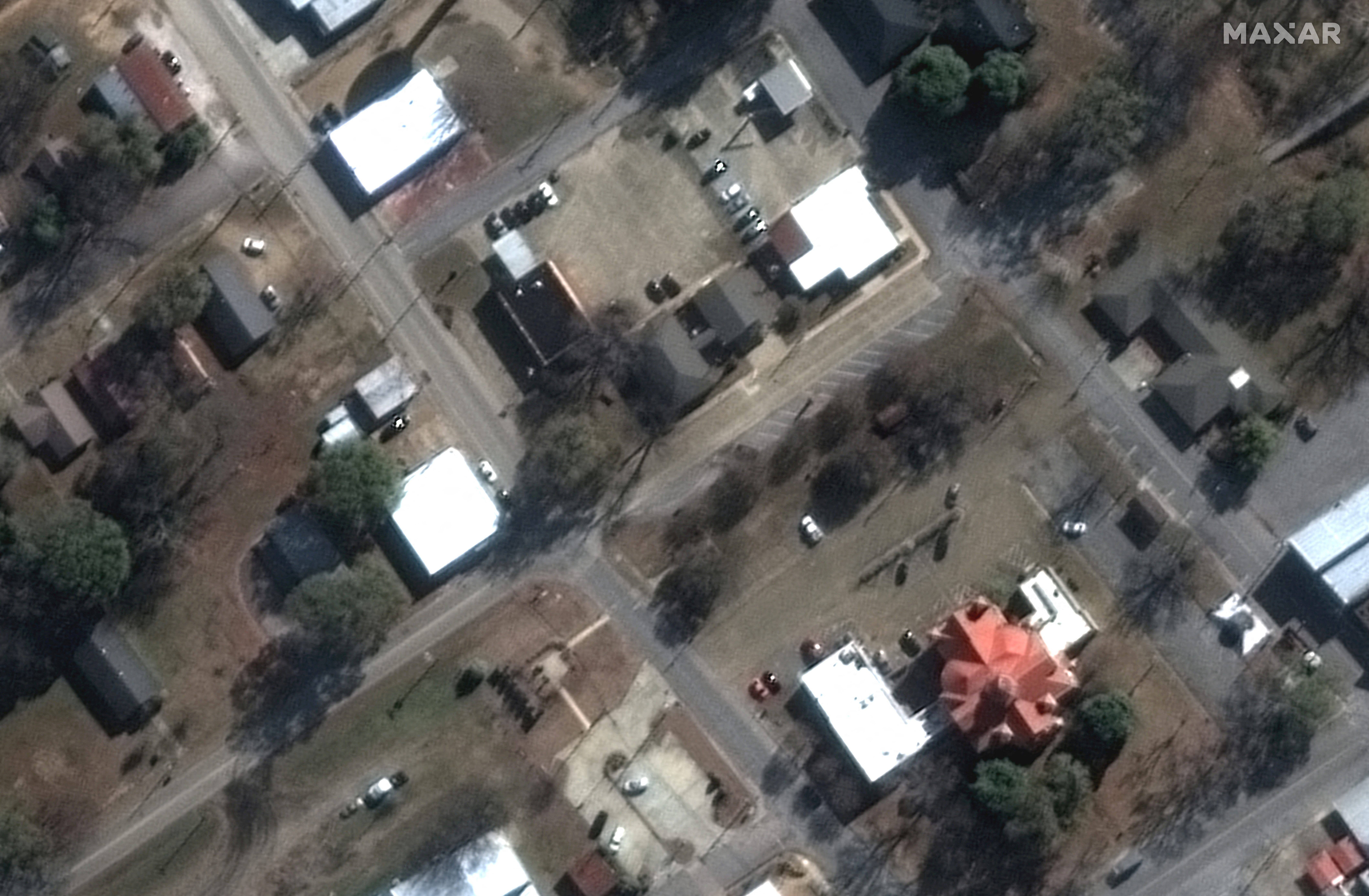 Una imagen satelital antes del tornado, en Rolling Fork, Mississippi, EE. UU., 27 de diciembre de 2022. Cortesía de la imagen satelital ©2023 Maxar Technologies/Handout vía REUTERS
